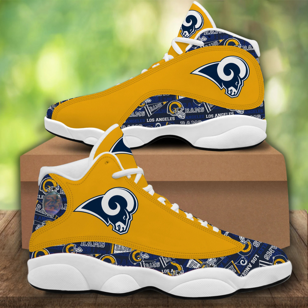 Women's Los Angeles Rams Limited Edition JD13 Sneakers 002